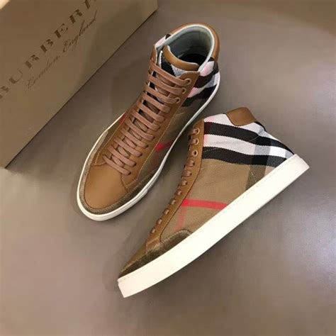 burberry sandals - mens|Burberry men's high top sneakers.